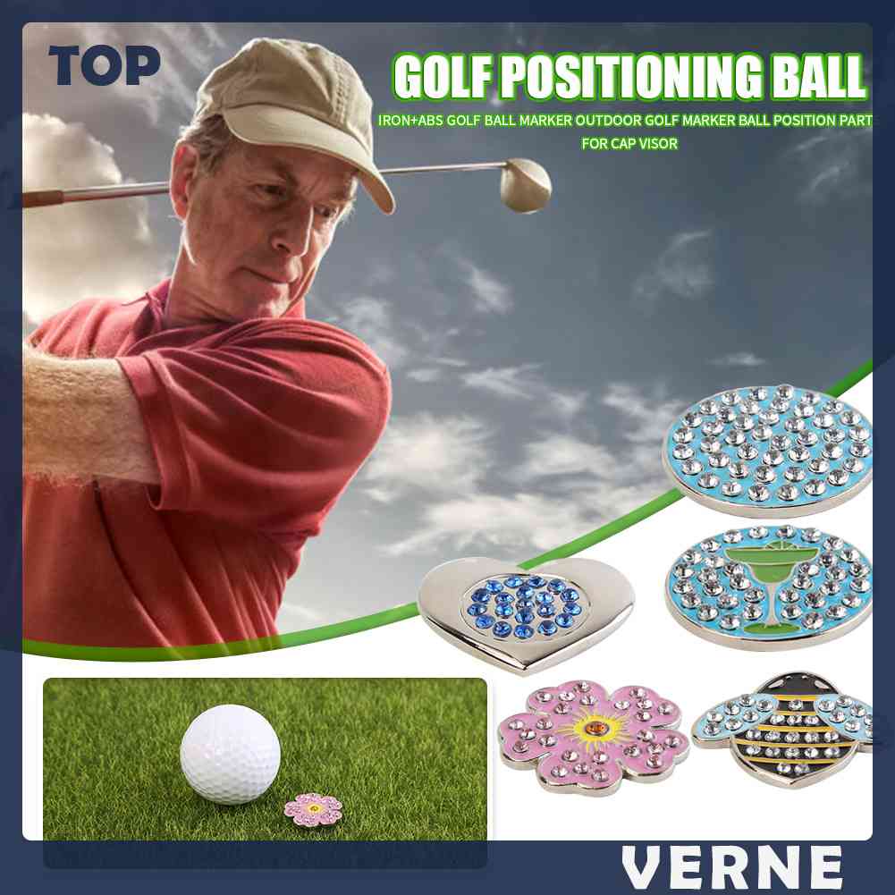 Dụng Cụ Đánh Dấu Vị Trí Bóng Golf Bằng Sắt + ABS