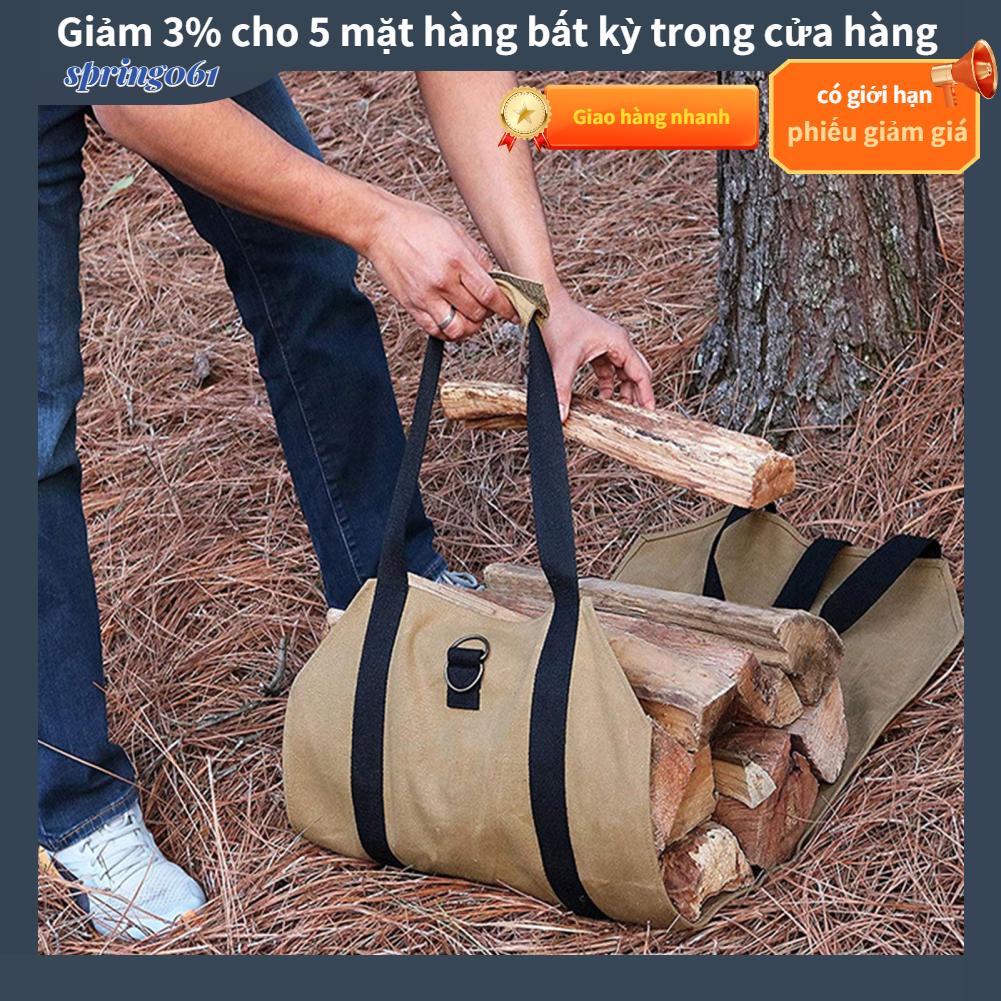 Túi Vải Oxford Sức Chứa Lớn Có Tay Cầm Đôi Dùng Đựng Gỗ Tiện Dụng