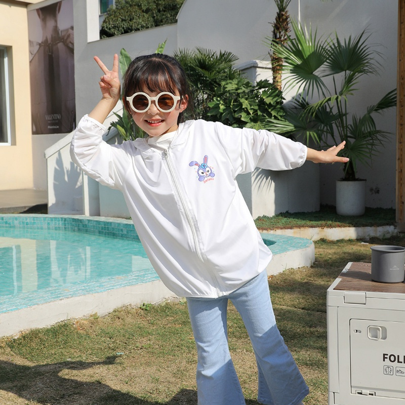 Áo Khoác Chống Nắng Mỏng Thoáng Khí In Họa Tiết Hoạt Hình Dễ Thương Thời Trang Cho Bé Trai Và Gái