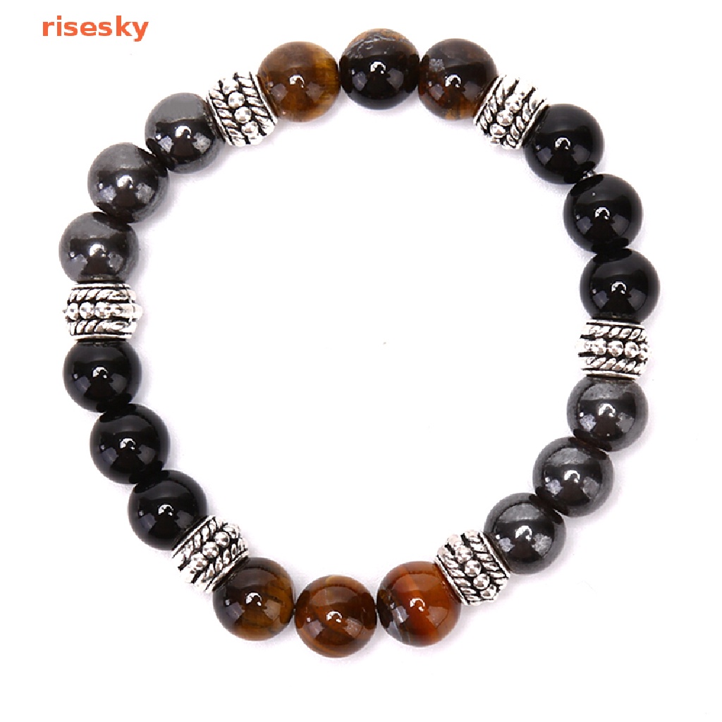 Vòng Tay Chuỗi Hạt Đá Mắt Hổ Tự Nhiên Thời Trang Cho Nữ