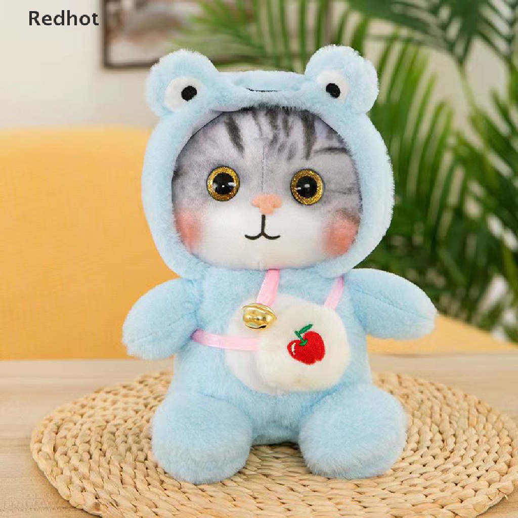 Búp Bê Nhồi Bông Hình Chú Mèo Dễ Thương 25cm