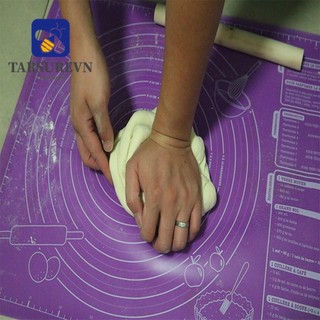 TARSURE 45x60cm Sheet Extra Large Baking Mat With Measurements Silicone Pad Dough Pizza Non-Stick Maker Holder Kitchen Tools