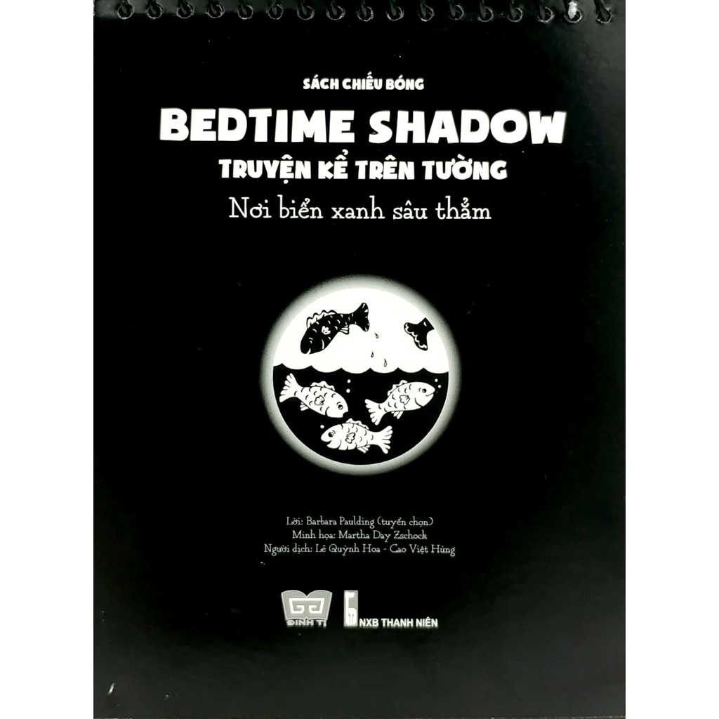 Sách Sách Chiếu Bóng - Bedtime Shadow - Truyện Kể Trên Tường - Nơi Biển Xanh Sâu Thẳm
