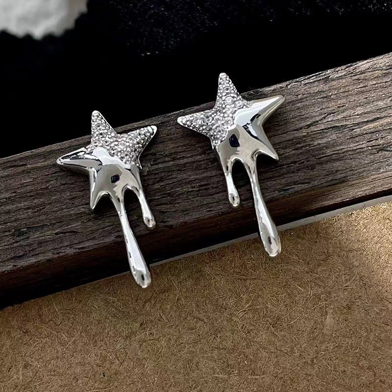 Khuyên Tai Hình Ngôi Sao / Trái Tim Mẫu Mới 2023 Thời Trang Cho Nữ