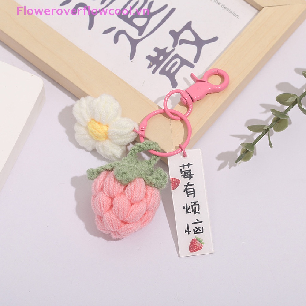 Coollady Mới Móc Khóa Xe Hơi / Túi Xách / Móc Khóa Hình Trái Cây / Quả Lê / Quả Đào / Quả Đào Dễ Thương