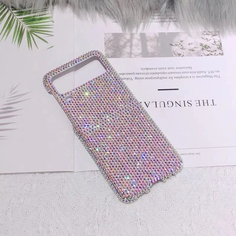 Ốp Điện Thoại Nắp Gập Đính Đá Lấp Lánh Thời Trang Dành Cho Samsung Galaxy Z Flip 4 / Samsung Galaxy Z Flip 3