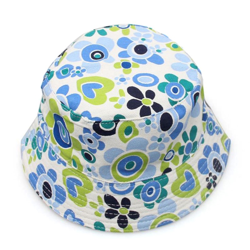 Mũ Tai Bèo Vải Cotton Mềm In Hoa Thời Trang Xuân Hè Cho Bé 4-12 Tuổi