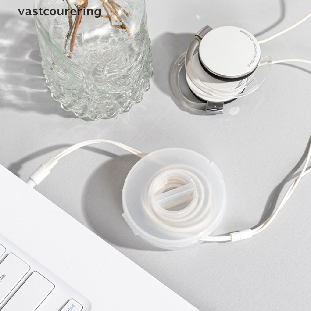 Hộp Tròn Đựng Dây Cáp Dữ Liệu al Di Động Tiện Dụng