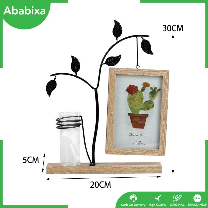 Giá Đỡ Khung Ảnh / Lọ Hoa Thủy Tinh Để Bàn Trang Trí Phòng Ngủ / Tiệc Cưới Phong Cách Châu Âu