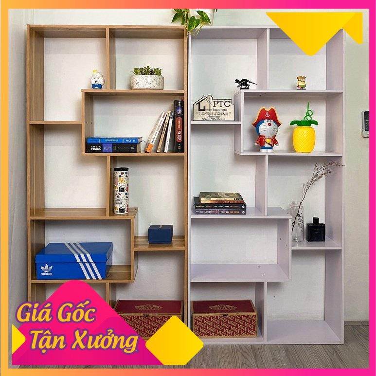 Kệ sách gỗ chữ U gỗ MDF loại tốt uy tín 140x70x20 tiện lợi