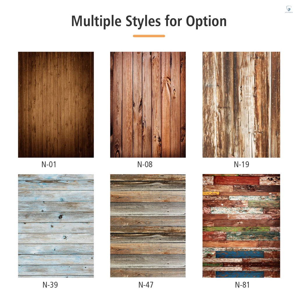 Phông Nền Chụp Ảnh Bằng Gỗ 1.5x2.1m / 5x7ft