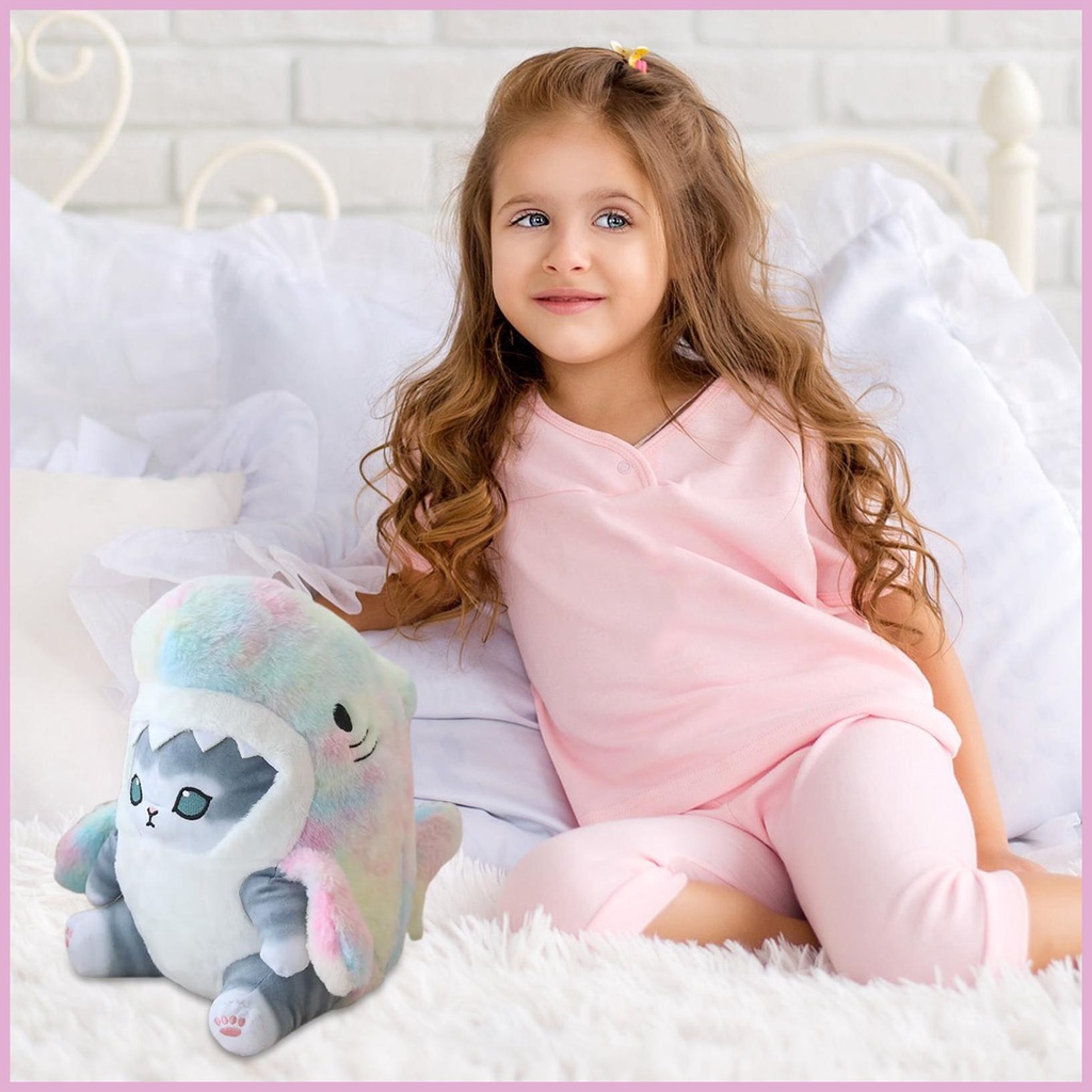 Gối Ôm Mềm Mại Hình Chú Mèo Đáng Yêu Trang Trí Nội Thất