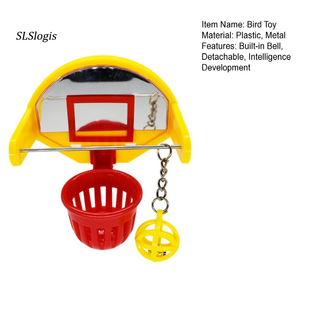 Đồ Chơi Bóng Rổ Hoạt Hình Chống Cắn Cho Vẹt Cưng