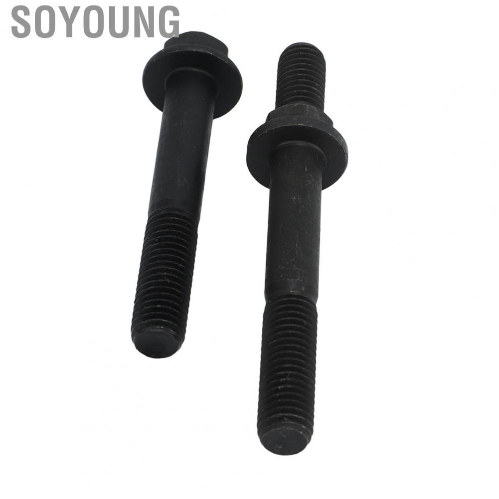 Soyoung 3944593  High Hardness Exhaust Tube Bolts Studs Set Reliable Stable Performance 12PCS for Cummins 5.9L 6.7L