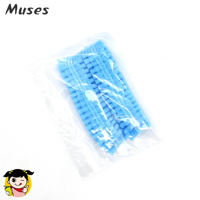 Bộ 100 Miếng Đệm Tai Chống Bụi Bằng Vải Không Dệt Thoáng Khí 10-12cm