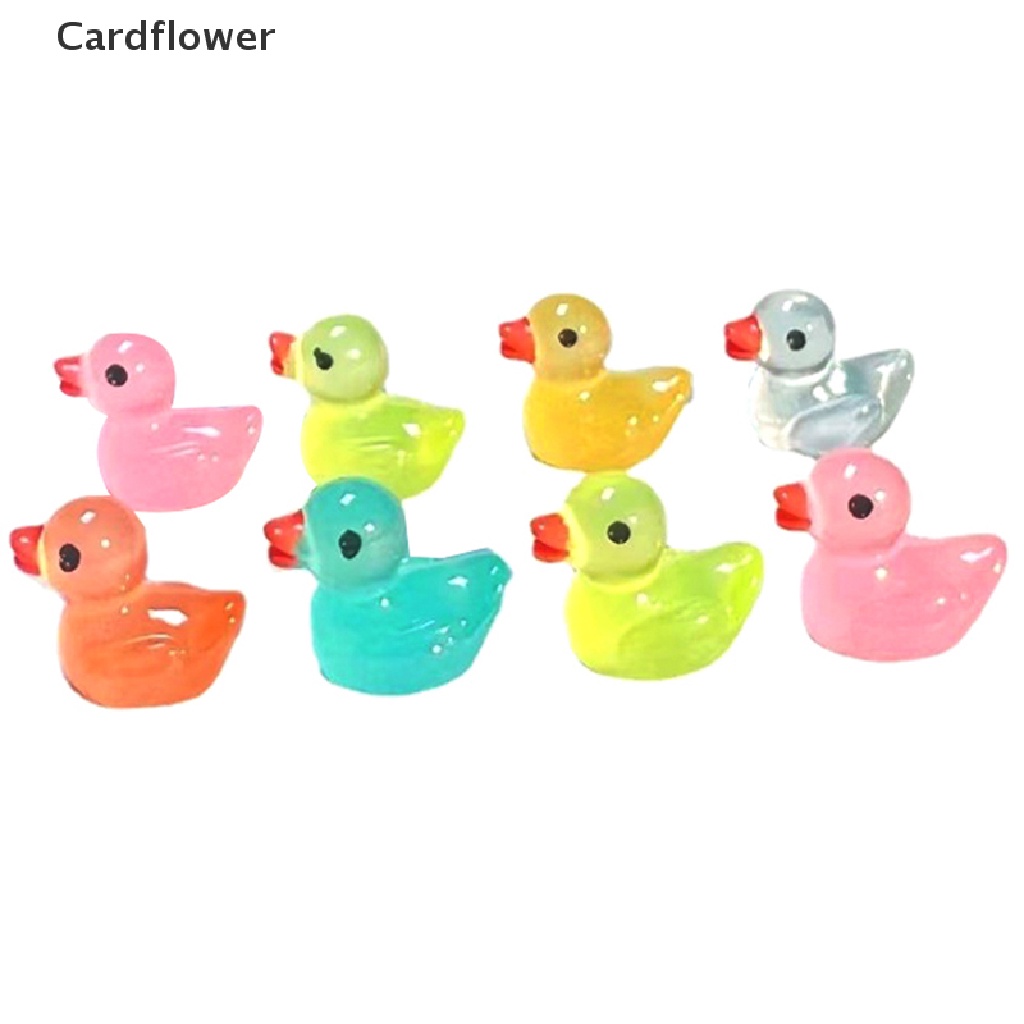 < Cardflower > Set 10 Tượng Phát Sáng Trong Bóng Tối Đồ Chơi Búp Bê Bằng Nhựa Resin Craf Đang Giảm Giá