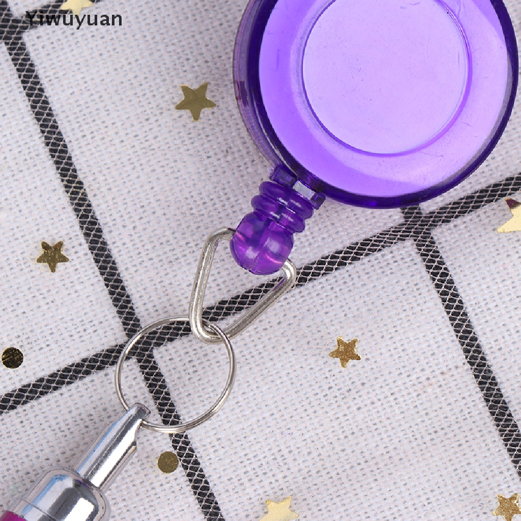 &lt; Yiwuyuan &gt; 1 Bút Bi Có Thể Thu Vào Và Móc Khóa