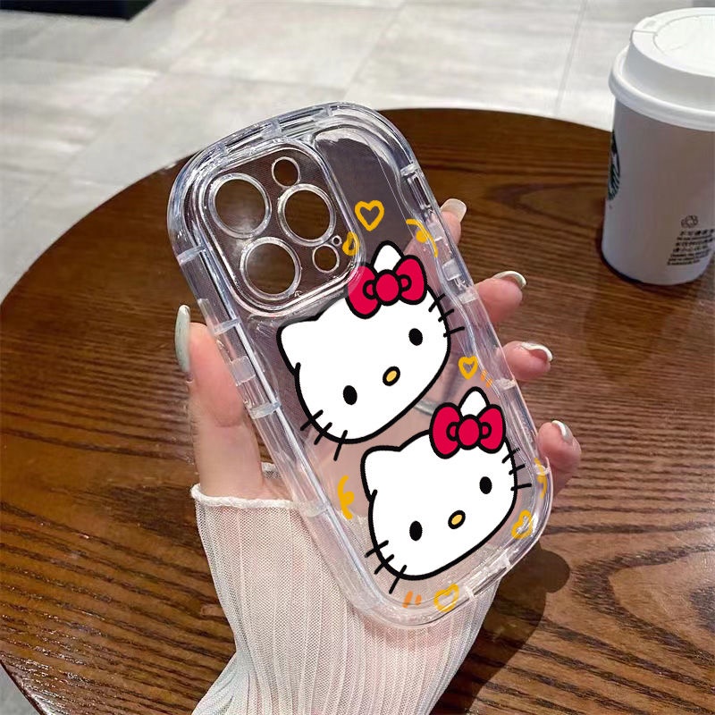 ✅Ốp Điện Thoại Mềm Trong Suốt Chống Sốc Hình Hello Kitty Cho Iphone 11promax 8p 14 12 13 xr7xs
