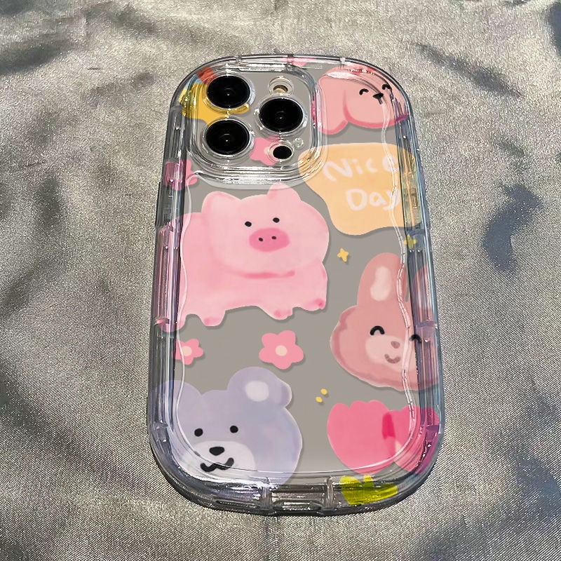✅Ốp Điện Thoại Dẻo Trong Suốt Họa Tiết Động Vật Nhỏ Dễ Thương Chống Sốc Cho Iphone 137 Xr Iphone1412 11xs / 8ppromax / 5S07