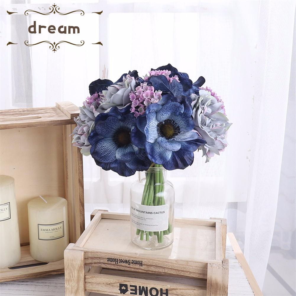 【DREAMLIFE】Artificial Flowers Party Silk Cloth + Plastic Wedding 4 Style Garden Decor