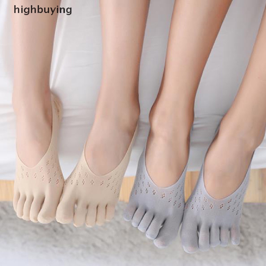 Hbvn Belle Vớ Nén Chỉnh Hình Ngón Chân Siêu Thấp Cắt Lớp Lót Gel Cho Nữ