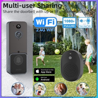 Máy liên lạc video không dây thông minh máy liên lạc trực quan kỹ thuật số wifi chuông cửa điện tử chống nước camera an ninh gia đình