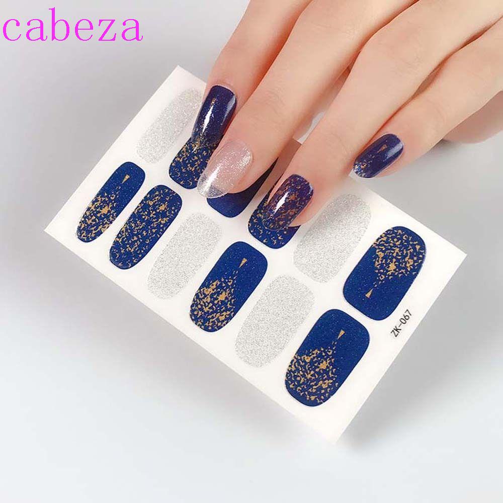 Miếng Dán Trang Trí Móng Tay Họa Tiết Hoa Lá Xinh Xắn Thời Trang