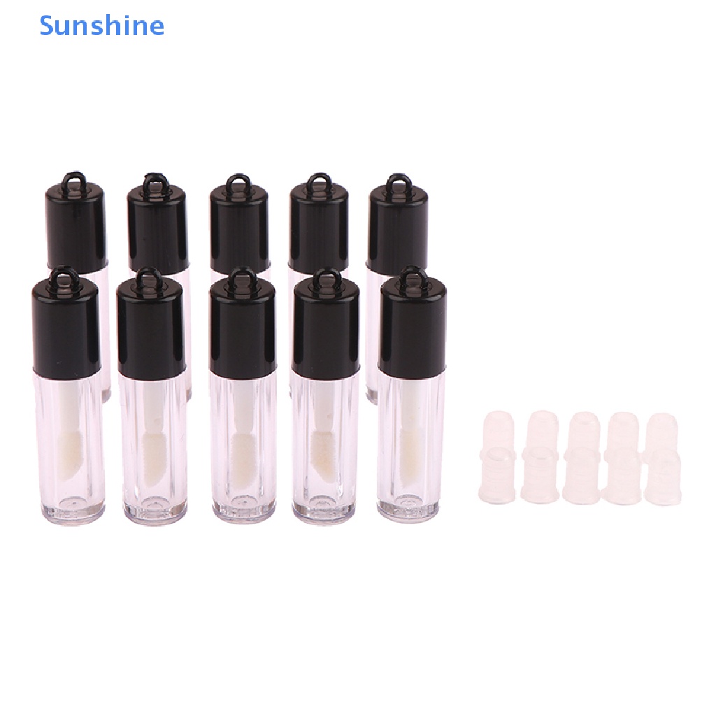 Set 10 Lọ Rỗng Đựng Son Dưỡng Môi Dung Tích 1ML Tiện Dụng