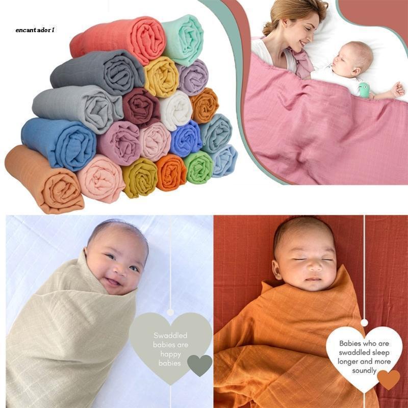 ✿ Chăn Quấn Em Bé Chất Liệu Cotton Tre Mềm Mại