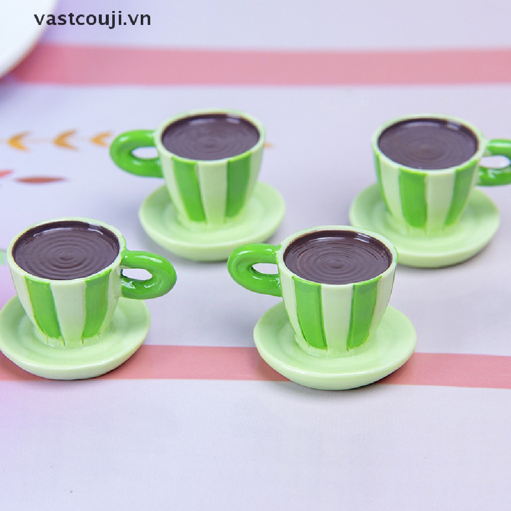 Bộ Ly Tách Uống Trà / Cà Phê Tỉ Lệ 1: 12 Dùng Trang Trí Nhà Búp Bê