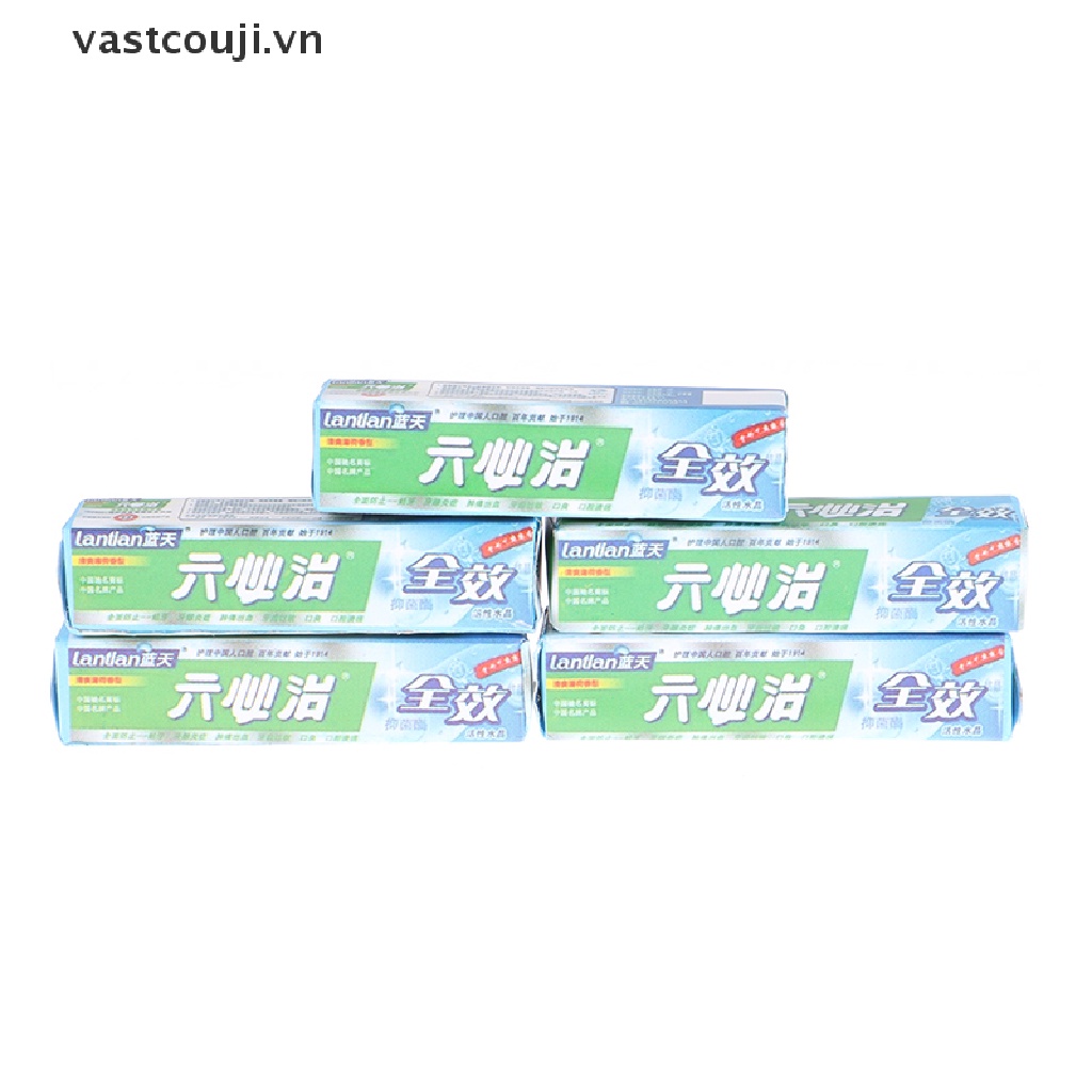 Set 5 Mô Hình Kem Đánh Răng Tỉ Lệ 1 / 12 Trang Trí Nhà Búp Bê