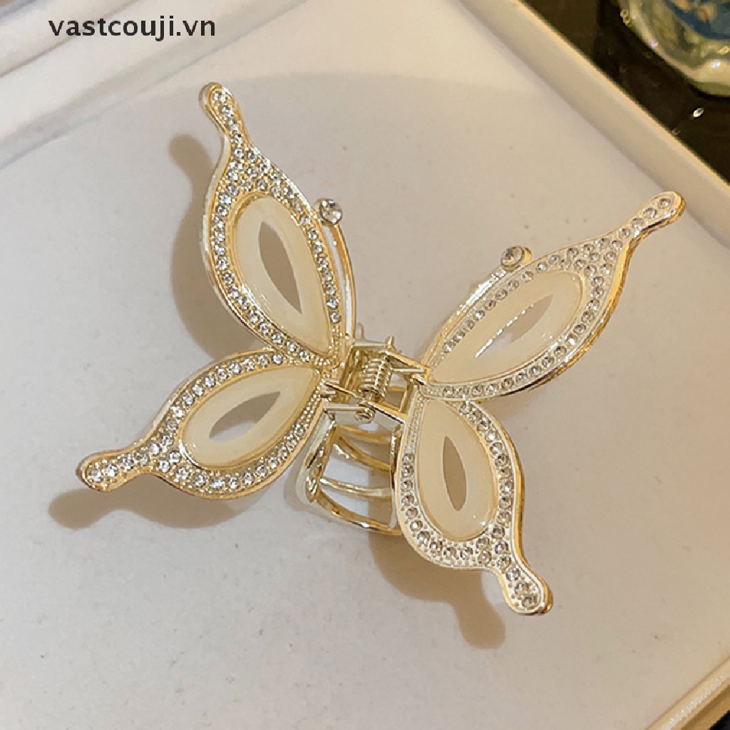 Kẹp Tóc Bướm Đính Đá Thời Trang