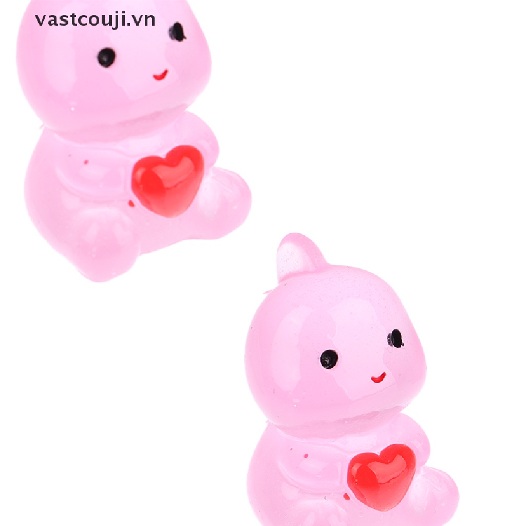 Set 10 Mặt Dây Chuyền Hình Khủng Long Dạ Quang DIY