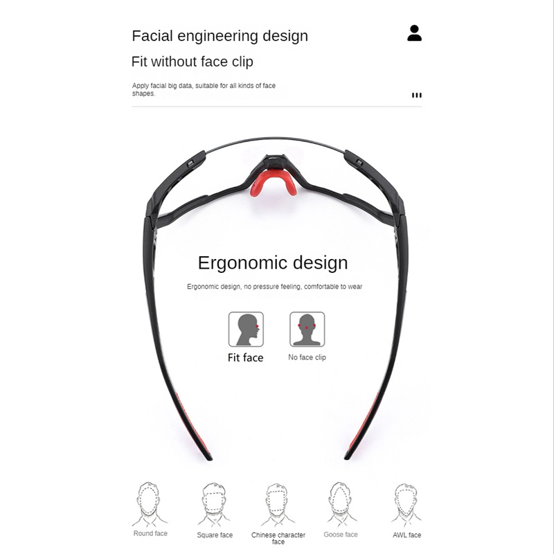 Bộ Kính Mát Đi Xe Đạp MTB Chống Tia UV400 Phong Cách Thời Trang Cho Nam Và Nữ