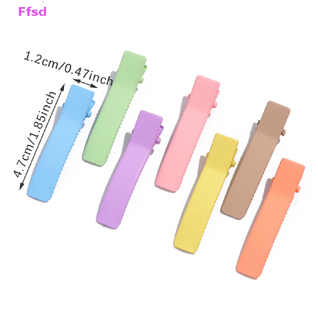 Set 10 Kẹp Tóc 4.7cm Màu Sắc Kẹo Ngọt Dành Cho Nữ