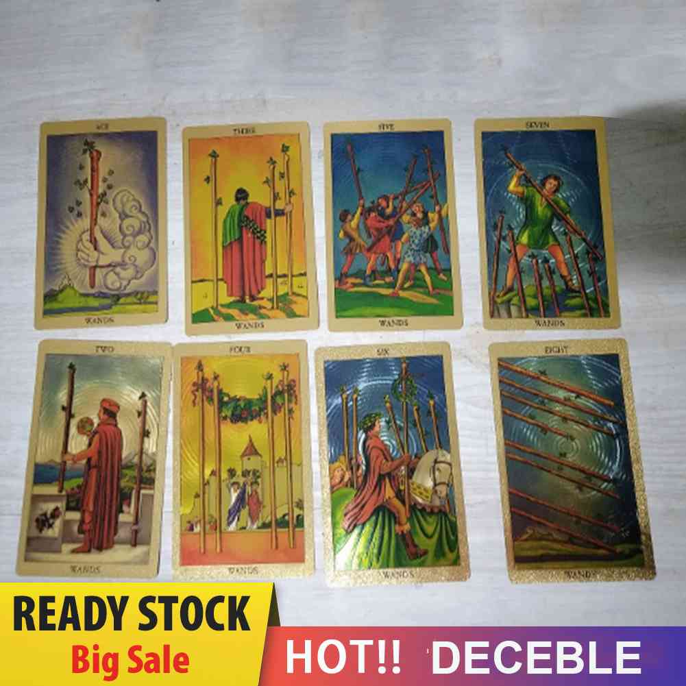 Bộ Bài Tarot Vàng Kim Chống Mài Mòn