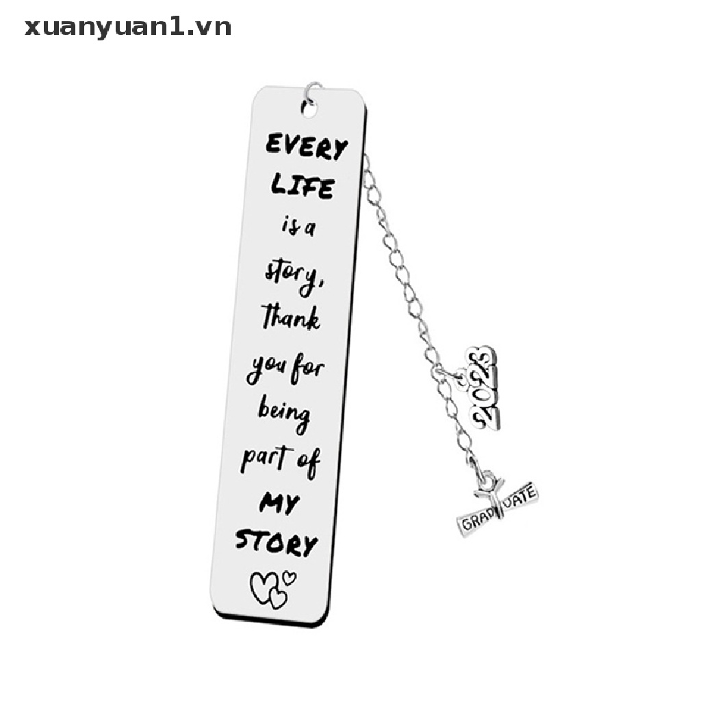 Bookmark Chất Liệu Thép Không Gỉ 2023 Phối Tua Rua Dài Độc Đáo