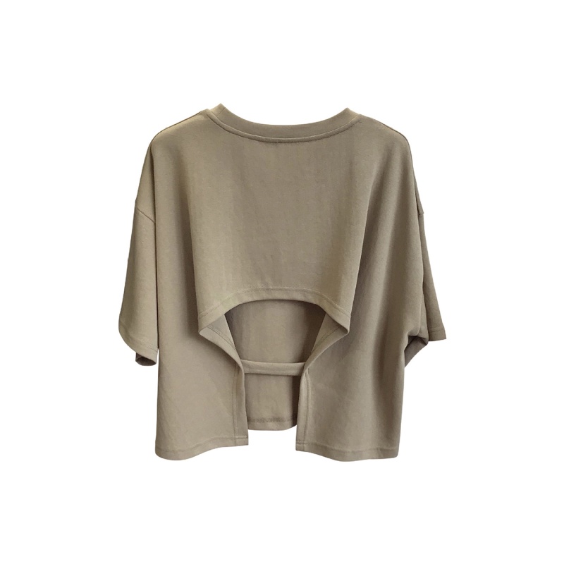 Áo Thun Lửng Ngắn Tay Thời Trang Xuân Hè Cho Nữ