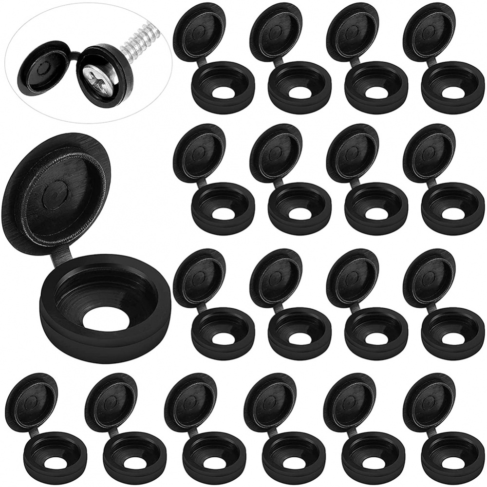 Set 50 Kẹp Nhựa Màu Đen 4mm Chuyên Dụng Cho Xe Hơi