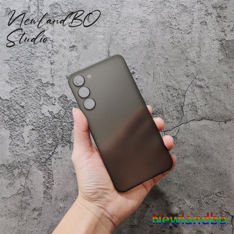Ốp Điện Thoại Màu Xám Mờ Siêu Mỏng Thời Trang Cho samsung glaxy s23 s22 ultra