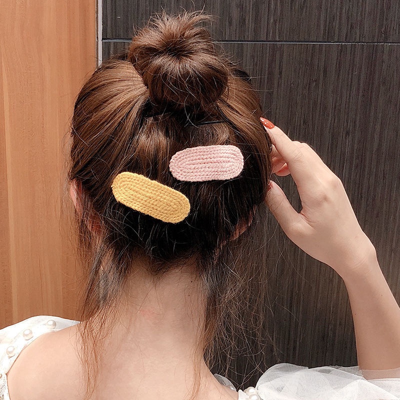 Kẹp tóc hình trái cây len thiết kế xinh xắn thời trang cho nữ totte.Store