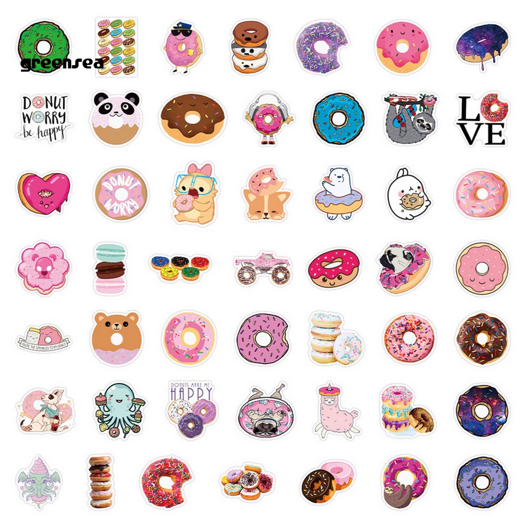 Set 50 Miếng Dán Hoạt Hình Trang Trí Đa Dụng