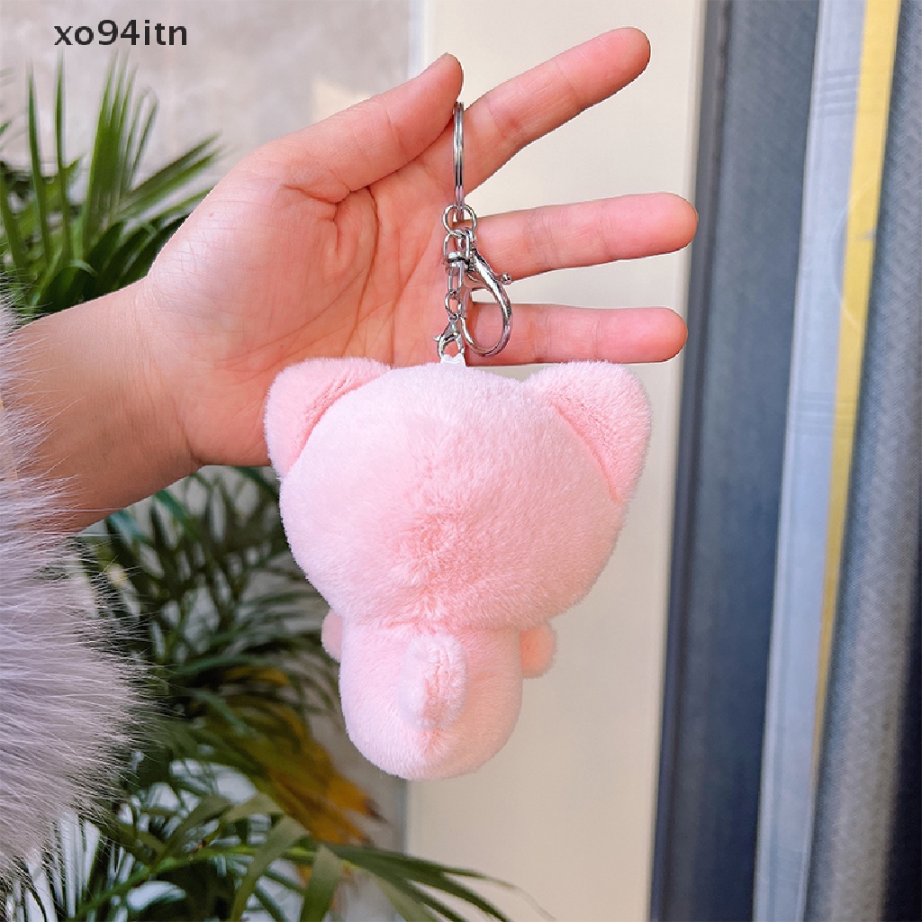 Móc Khóa Hình Mèo Hoạt Hình Nhồi Bông Đáng Yêu