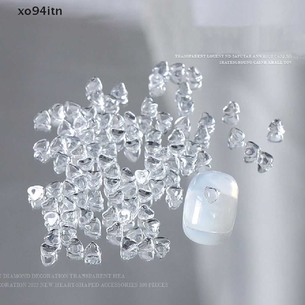 Set 100 Hạt Cườm 3D Dùng Trang Trí Móng Nghệ Thuật DIY