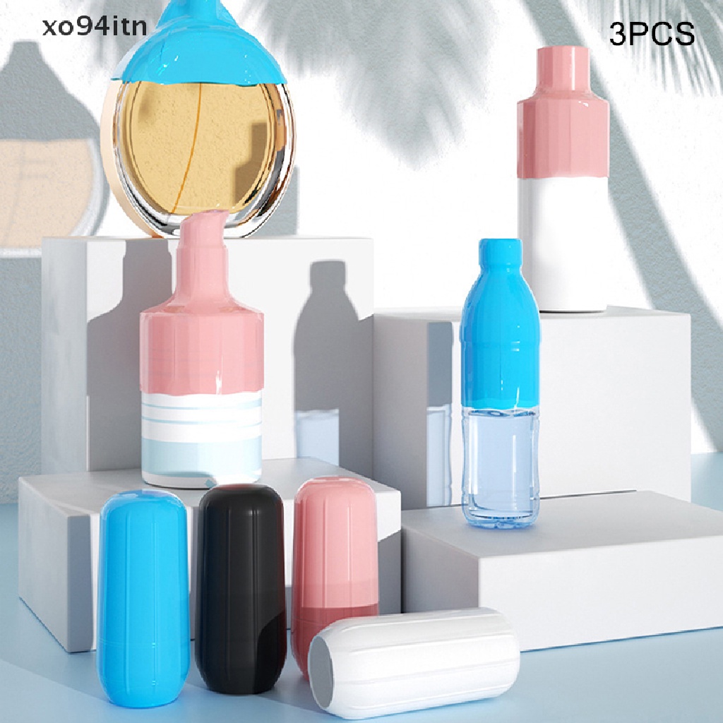 Tn Bộ 3 Vỏ Bọc Chai Sữa Dưỡng Du Lịch Bằng Silicone Đàn Hồi Chống Rò Rỉ