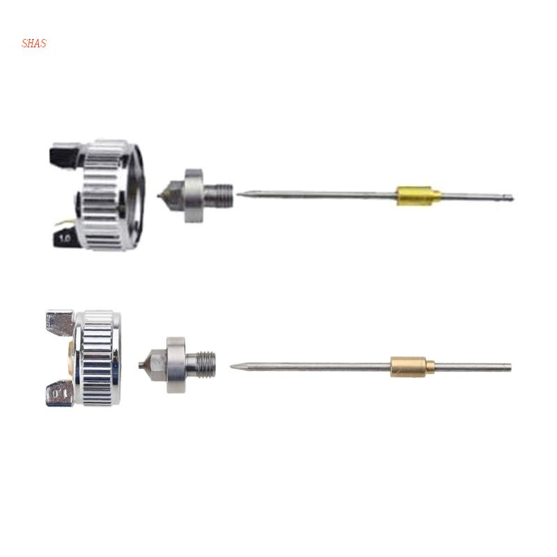 Vòi Phun Bằng Thép Không Gỉ H-2000HVLP 0.8mm 1.0mm DIY