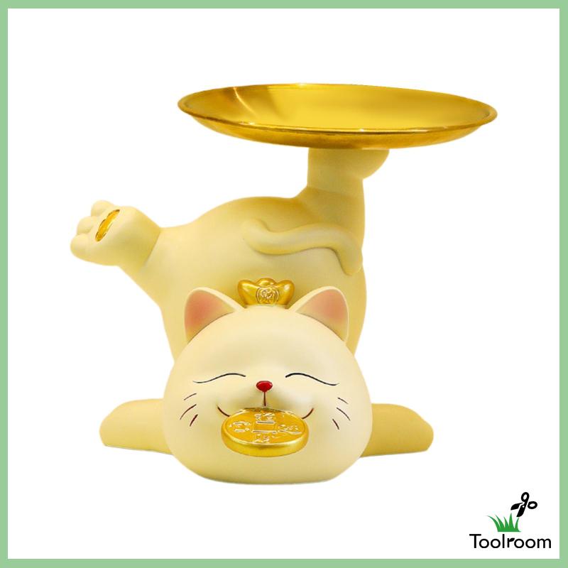 Giá Đỡ Chìa Khóa / Tượng Mèo Điêu Khắc Hiện Đại