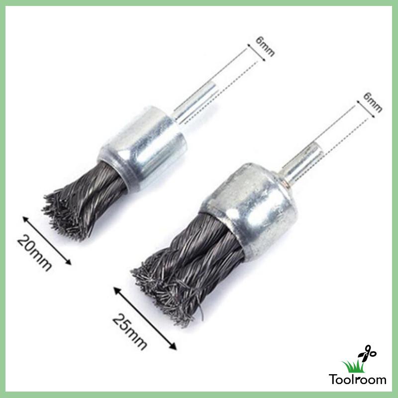 Chổi Sợi Dây Hiệu Suất Cao Đường Kính 25mm Cho Máy Mài / Khoan