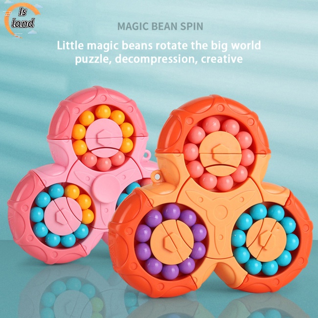 Đồ Chơi Khối Lập Phương Sáu Mặt Xoay Ma Thuật 2 Trong 1 Làm Quà Sinh Nhật Cho Bé