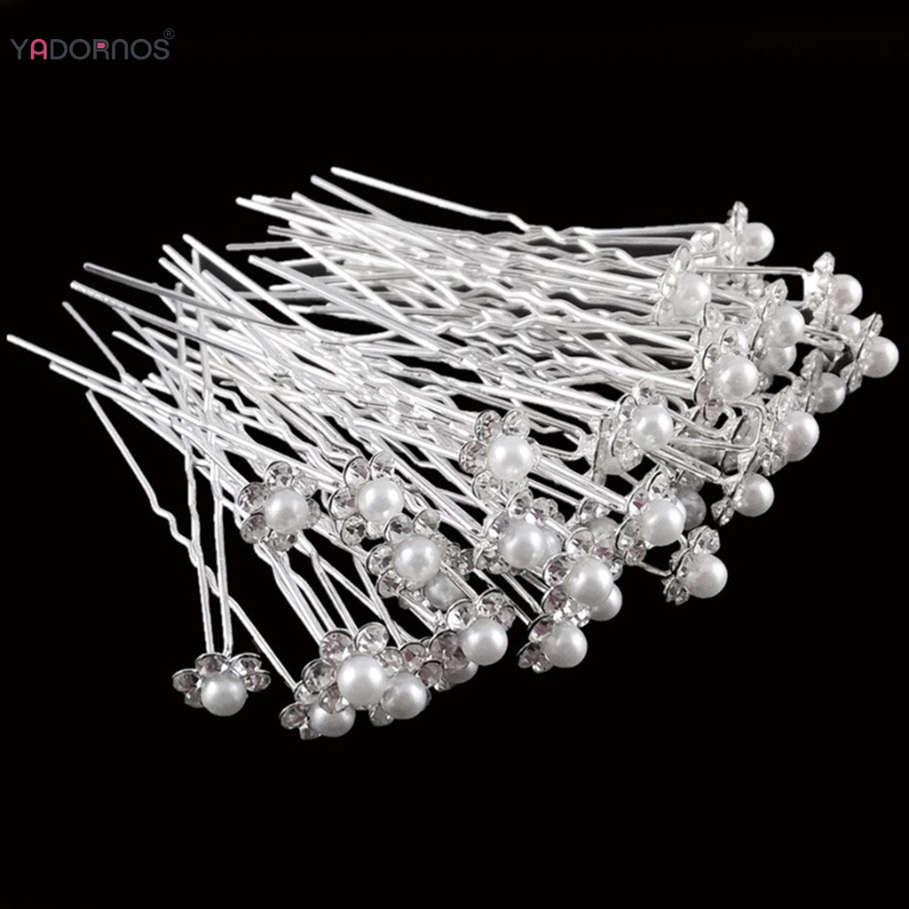 Vòng Tay Sáu Lớp Đính Đá Ngọc Trai Hình Chữ U Thời Trang Phổ Biến
